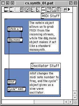 max msp synthesizer patch