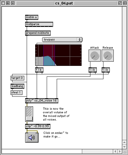 max msp synthesizer patch